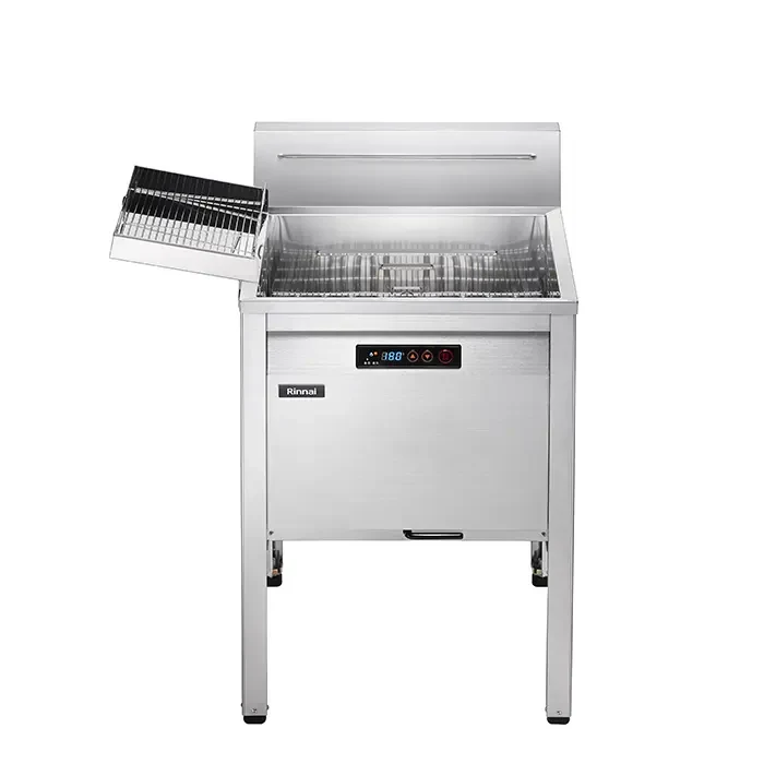 Газовая фритюрница Rinnai RFA-327G, 31 л, вид спереди