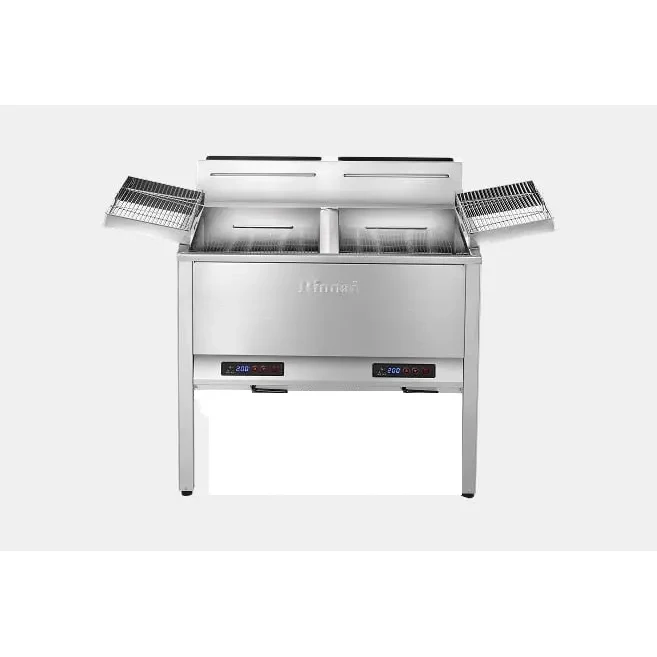 Двухсекционная газовая фритюрница Rinnai RFA-427G, 2 × 22 л